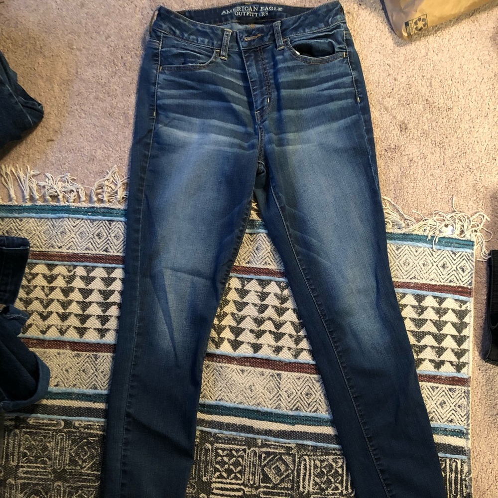 America eagle high wasted jeans